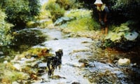 The Dog In The Stream 